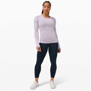 Lululemon Lavender Long sleeve Swiftly Tech Tee size 2
